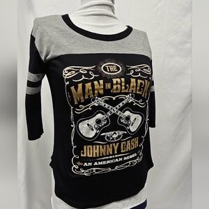 Johnny Cash Graphic Long Sleeve Shirt